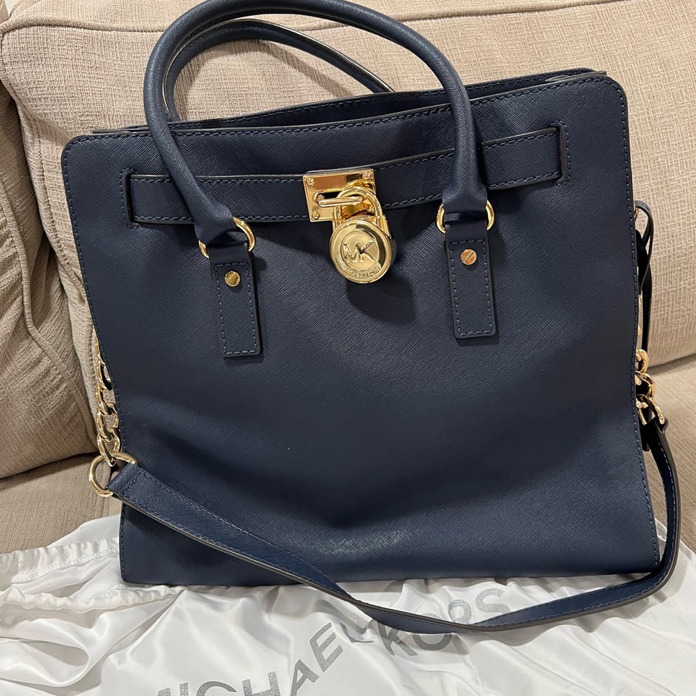 Michael Kors tote bag dark blue